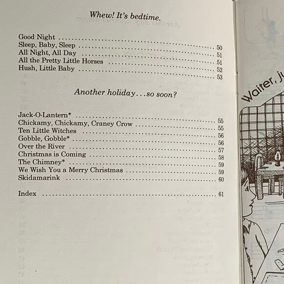 Vintage 1980s Wee Sing Children's Songs Fingerplays Songbook Price Stern Sloan - Picture 5 of 8